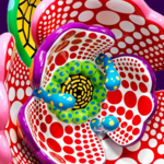 YAYOI KUSAMA I SPEND EACH DAY EMBRACING FLOWERS