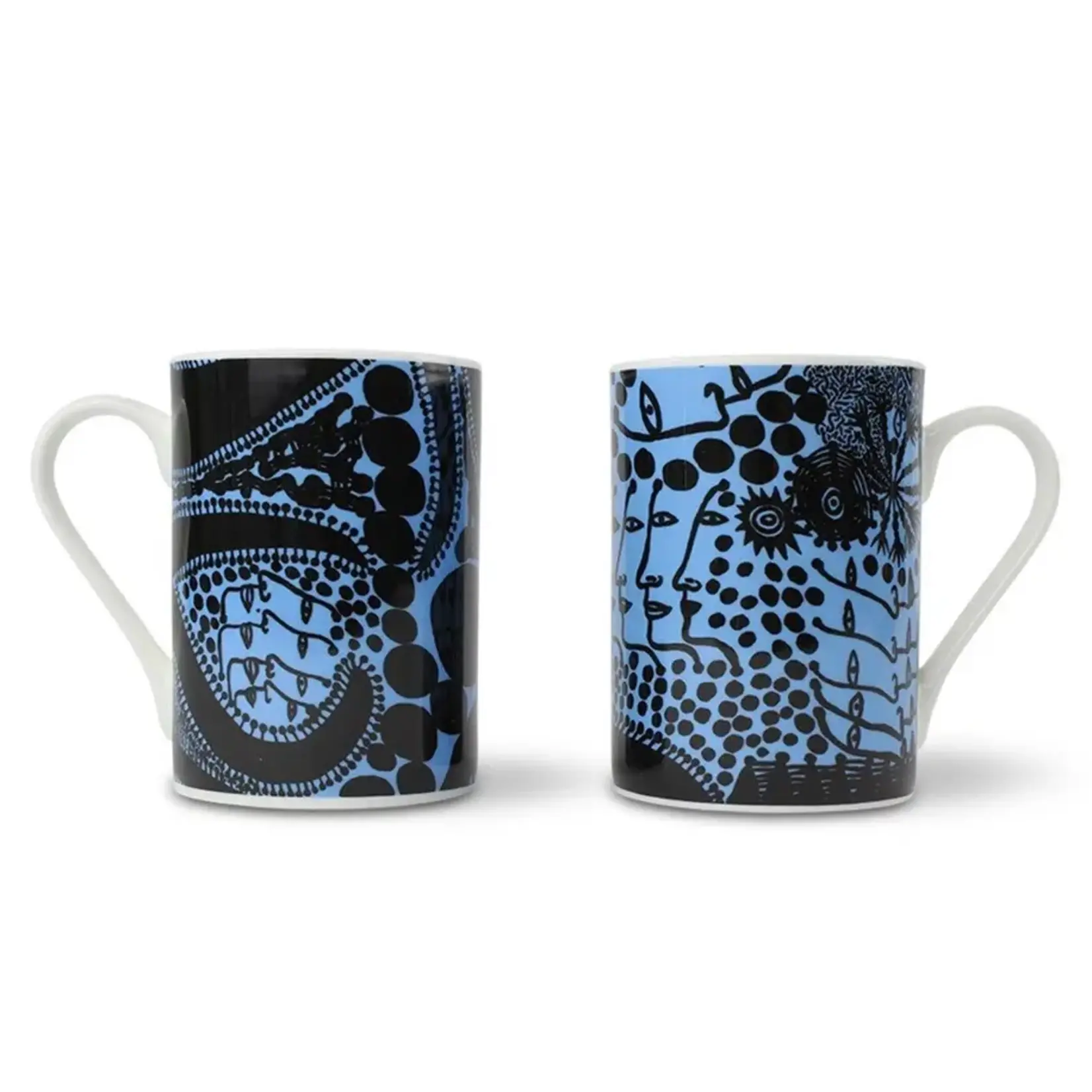 LATE NIGHT CHAT IS FILLED WITH DREAMS MUG SET X YAYOI KUSAMA
