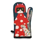 NAKED DECOR YAYOI  KUSAMA W LOVE AND DOG OVEN MITT 