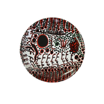 WOMEN WAIT FOR LOVE BUT MEN ALWAYS WALK AWAY CERAMIC PLATE X YAYOI KUSAMA