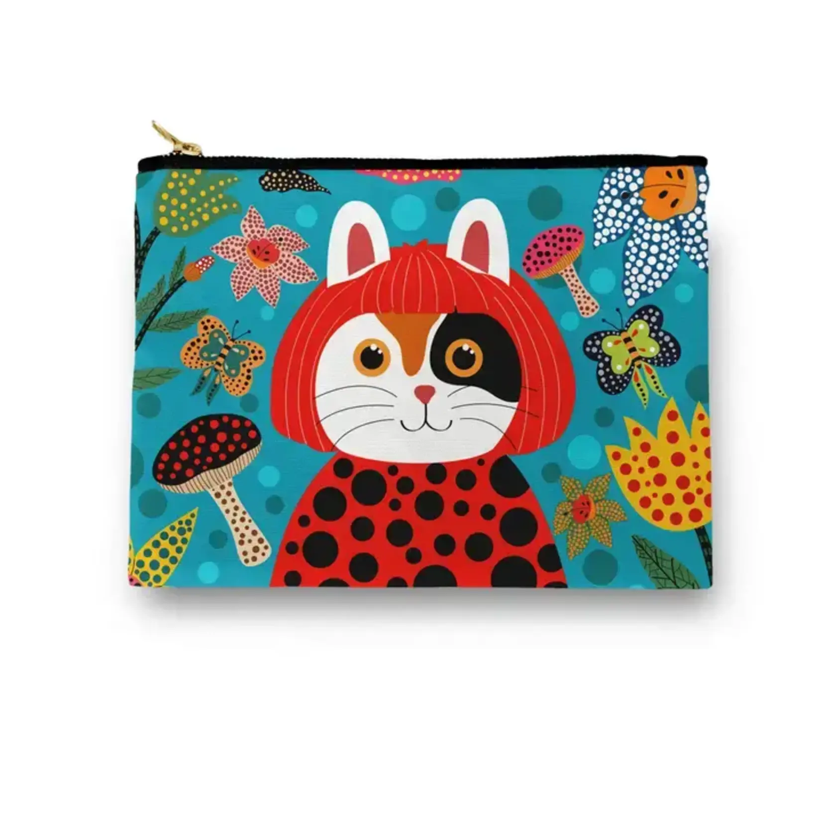 NAKED DECOR YAYOI KUSAMA KUSAMEOW CAT AMENITY BAG 