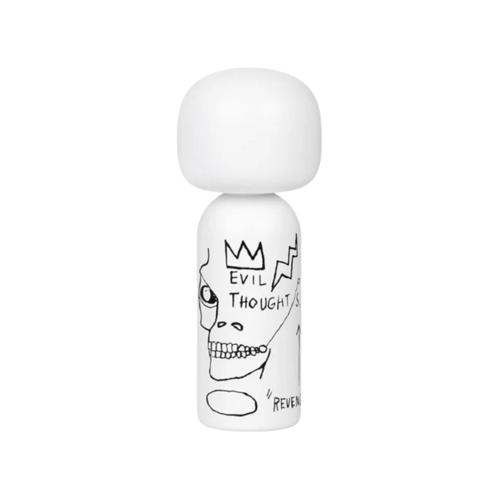 LUCIE KAAS KOKESHI BASQUIAT EVIL THOUGHTS WHITE DOLL