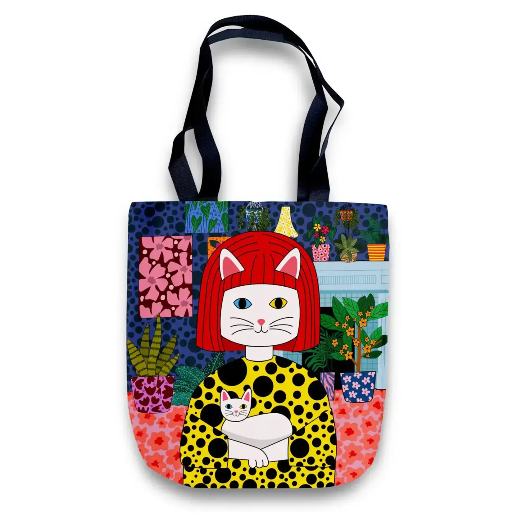 KUSAMA AT HOME WITH KUSAMEOW TOTE