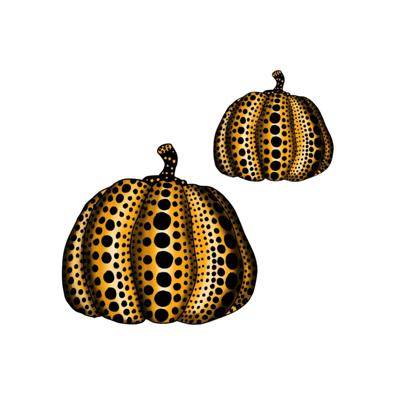 YAYOI KUSAMA PUMPKIN MAGNET 2.5