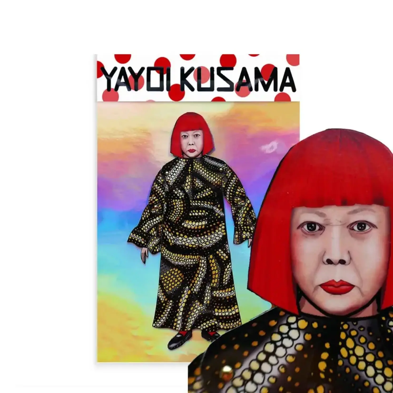 THE PAPER IDOL INTERACTIVE MAGNET SET OR DOLL YAYOI KUSAMA