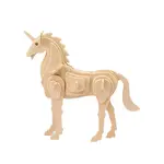 HAND CRAFTS UNICORN 3D WOODEN PUZZLE