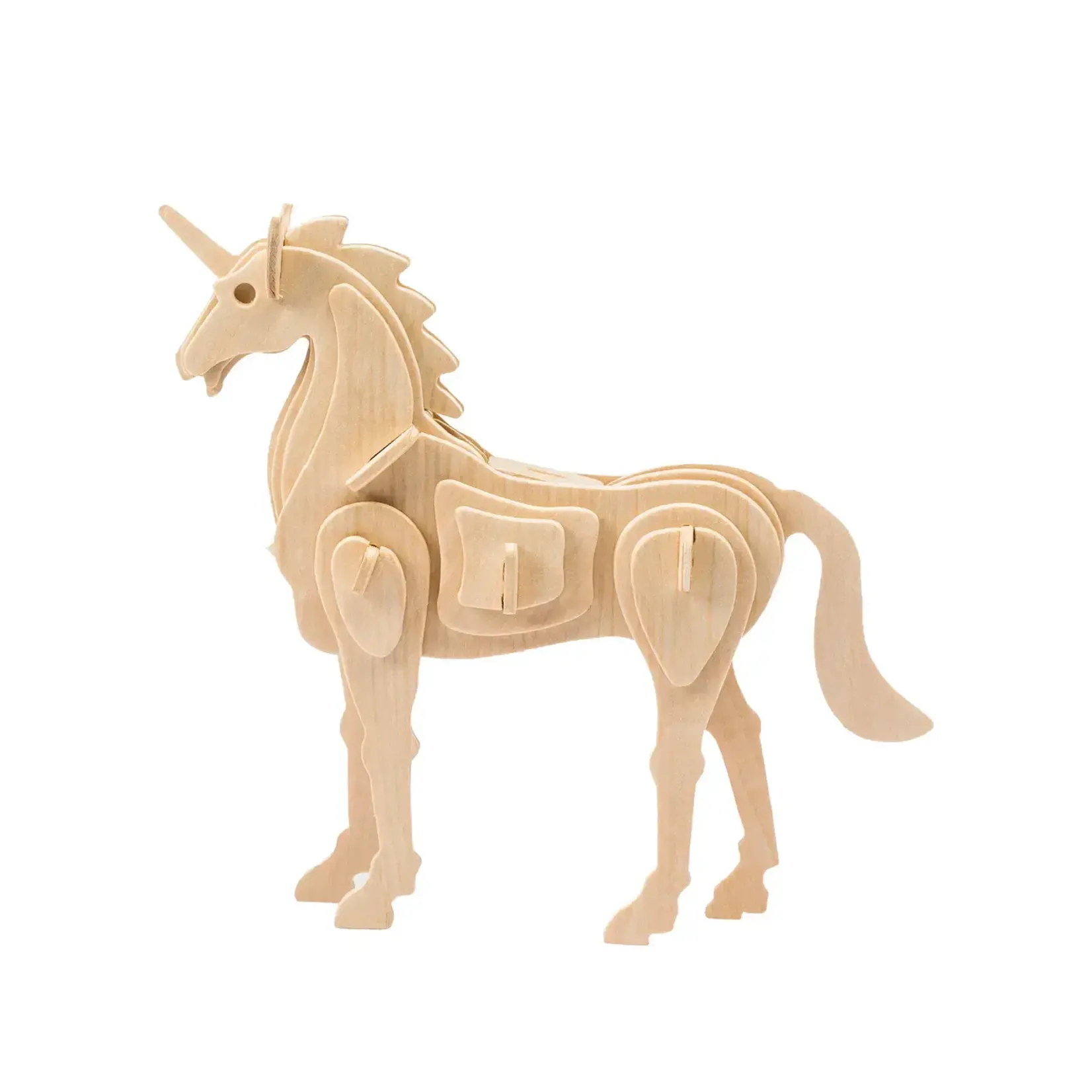 HAND CRAFTS UNICORN 3D WOODEN PUZZLE