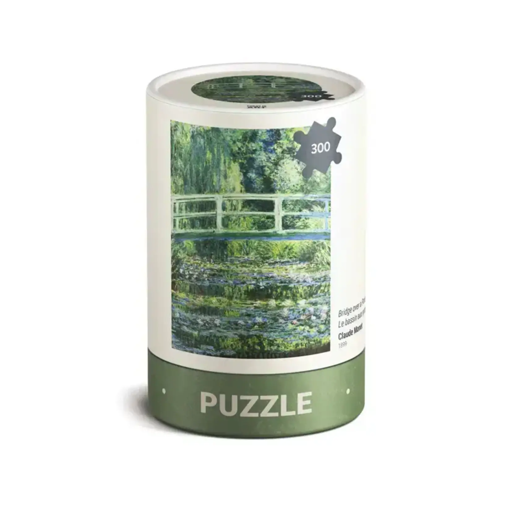 BRIDGE OVER POND OF WATER LILIES PUZZLE 300 PIECE