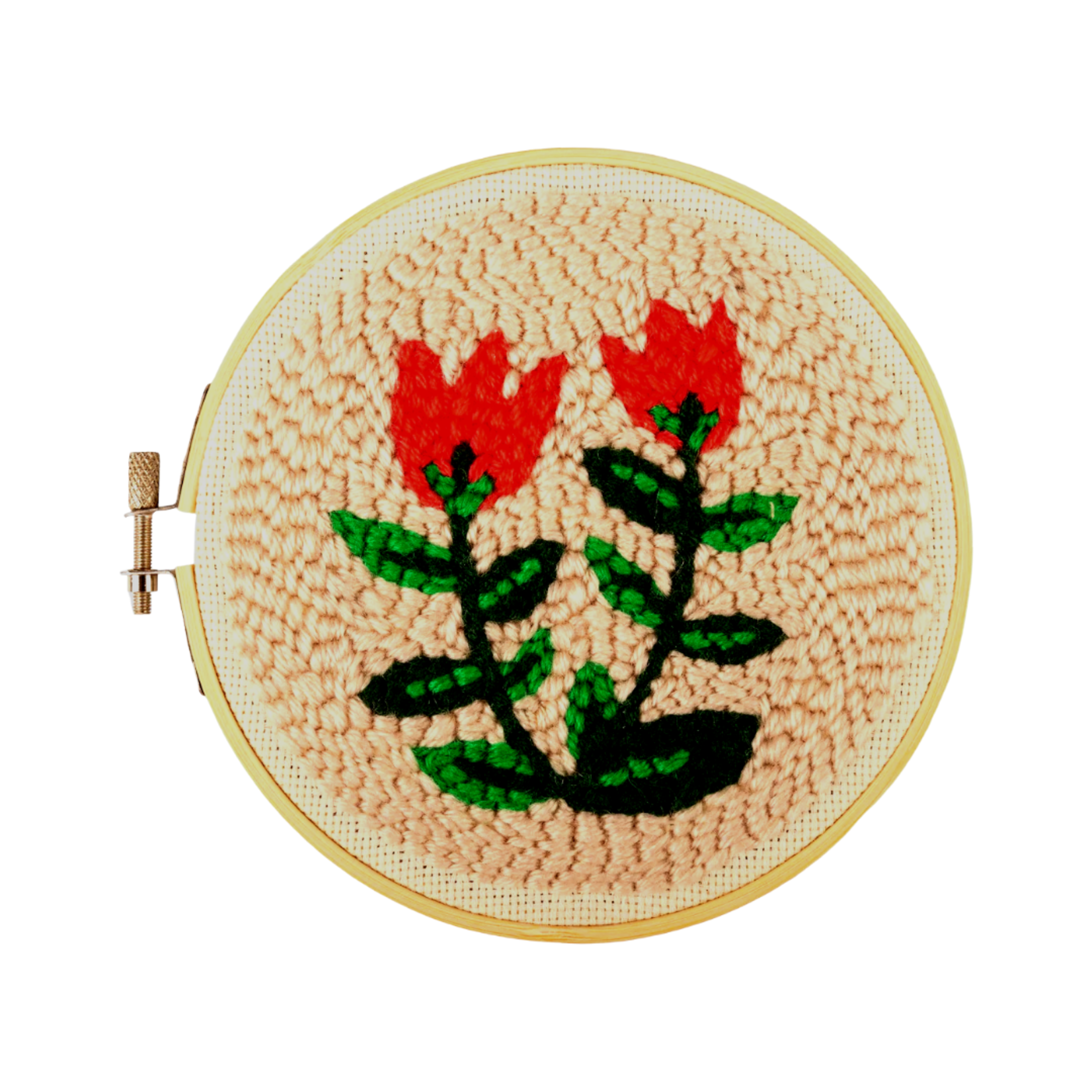 KIKKERLAND DESIGN TULIPS PUNCH NEEDLE KIT