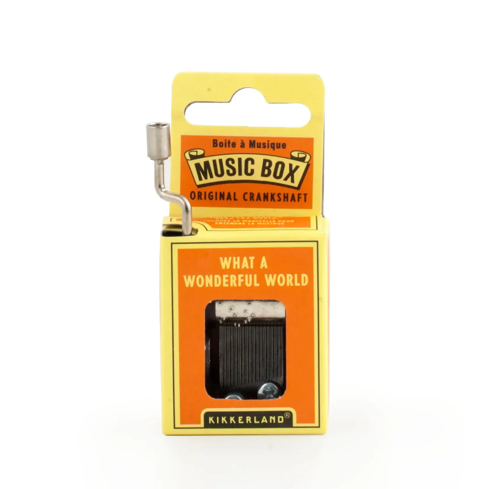 KIKKERLAND DESIGN WHAT A WONDER MUSICAL BOX