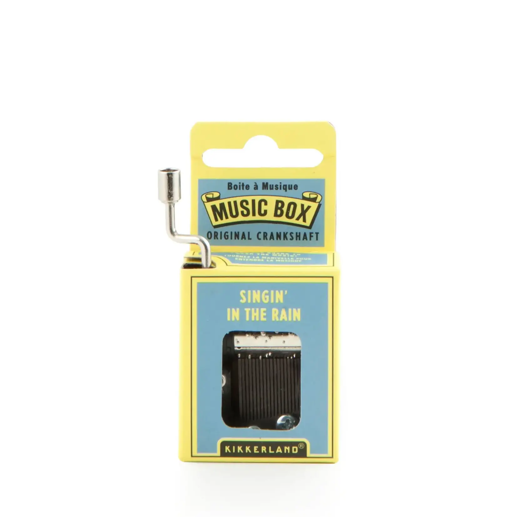 KIKKERLAND DESIGN SINGIN IN THE RAIN MUSIC BOX