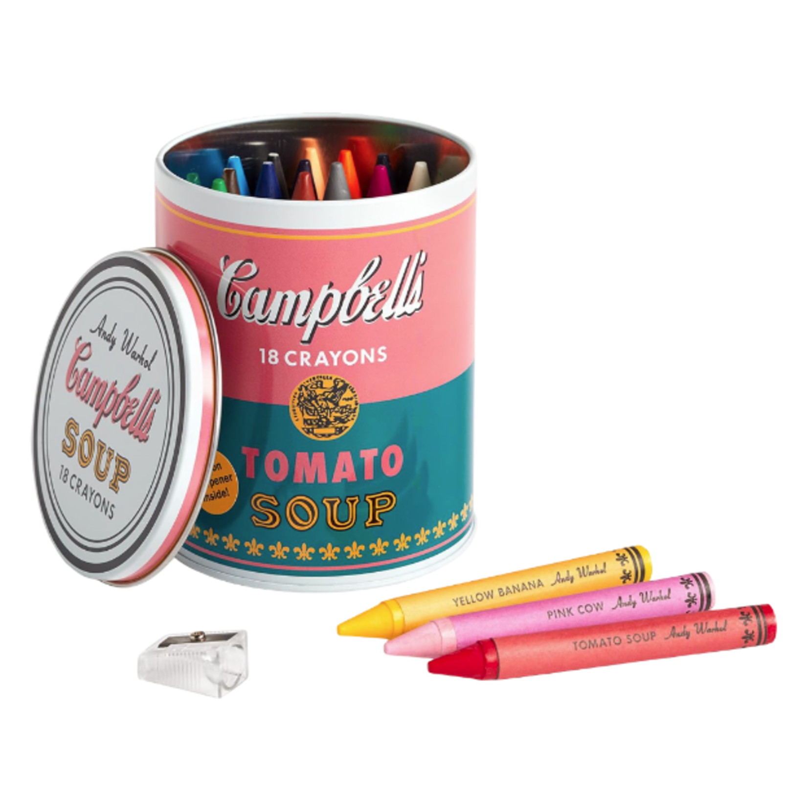 ANDY WARHOL SOUP CAN CRAYONS