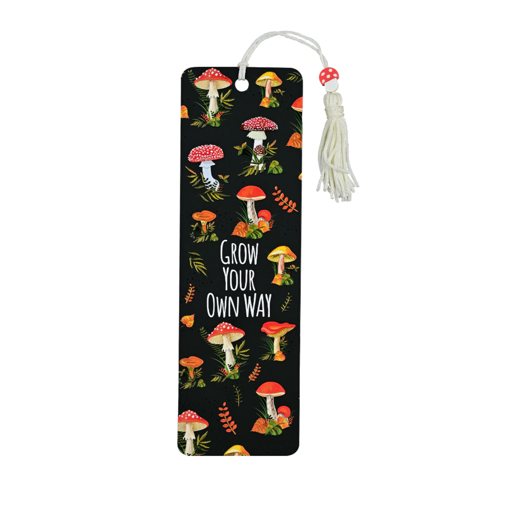 PETER PAUPER PRESS MUSHROOMS BEADED BOOKMARK