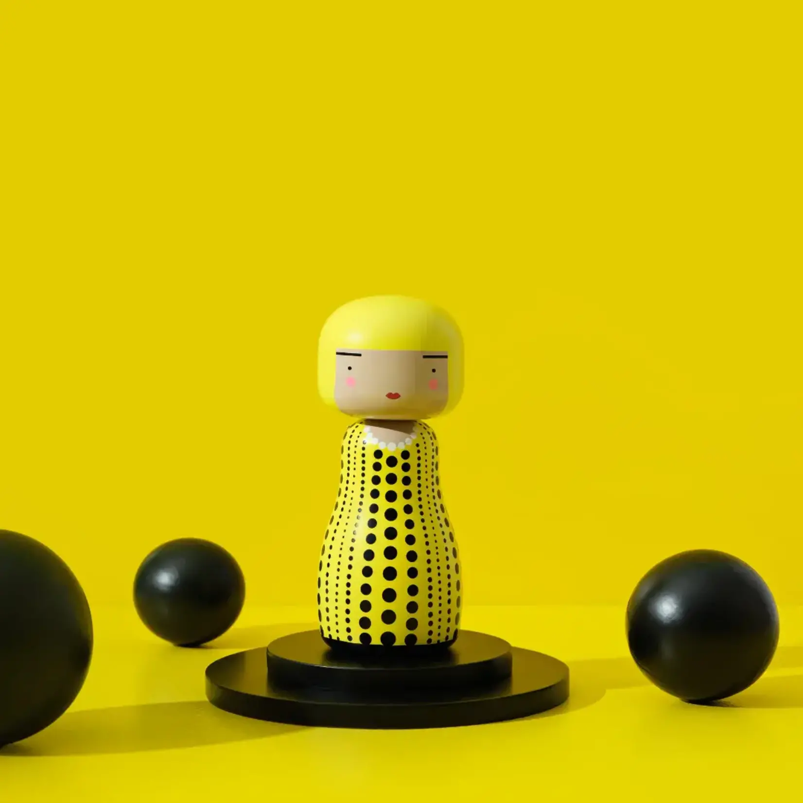 LUCIE KAAS KOKESHI DOT YELLOW