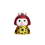 YAYOI KUSAMA WHITE CAT ORNAMENT