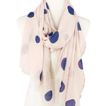 POLKA DOT SCARF PINK