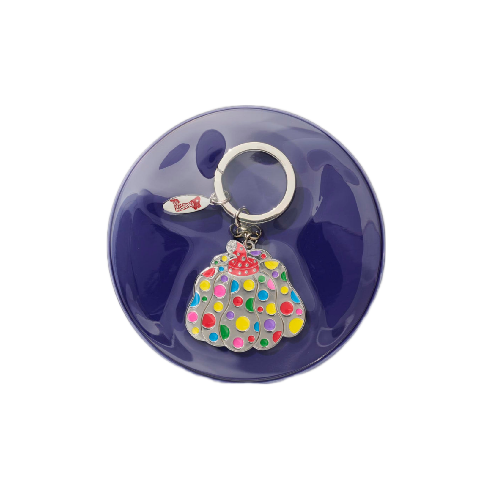 KUSAMA PUMPKIN MULTICOLOR KEYRING