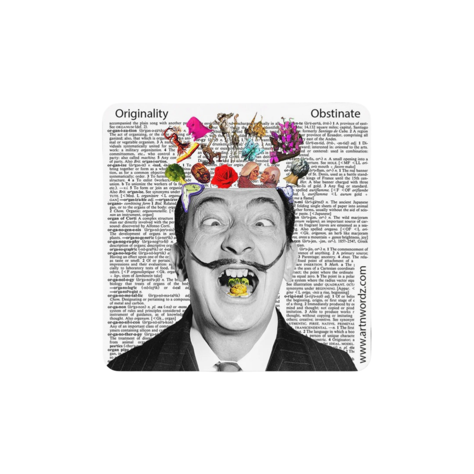 ARTNWORDZ LLC HELLO DALI COASTERS