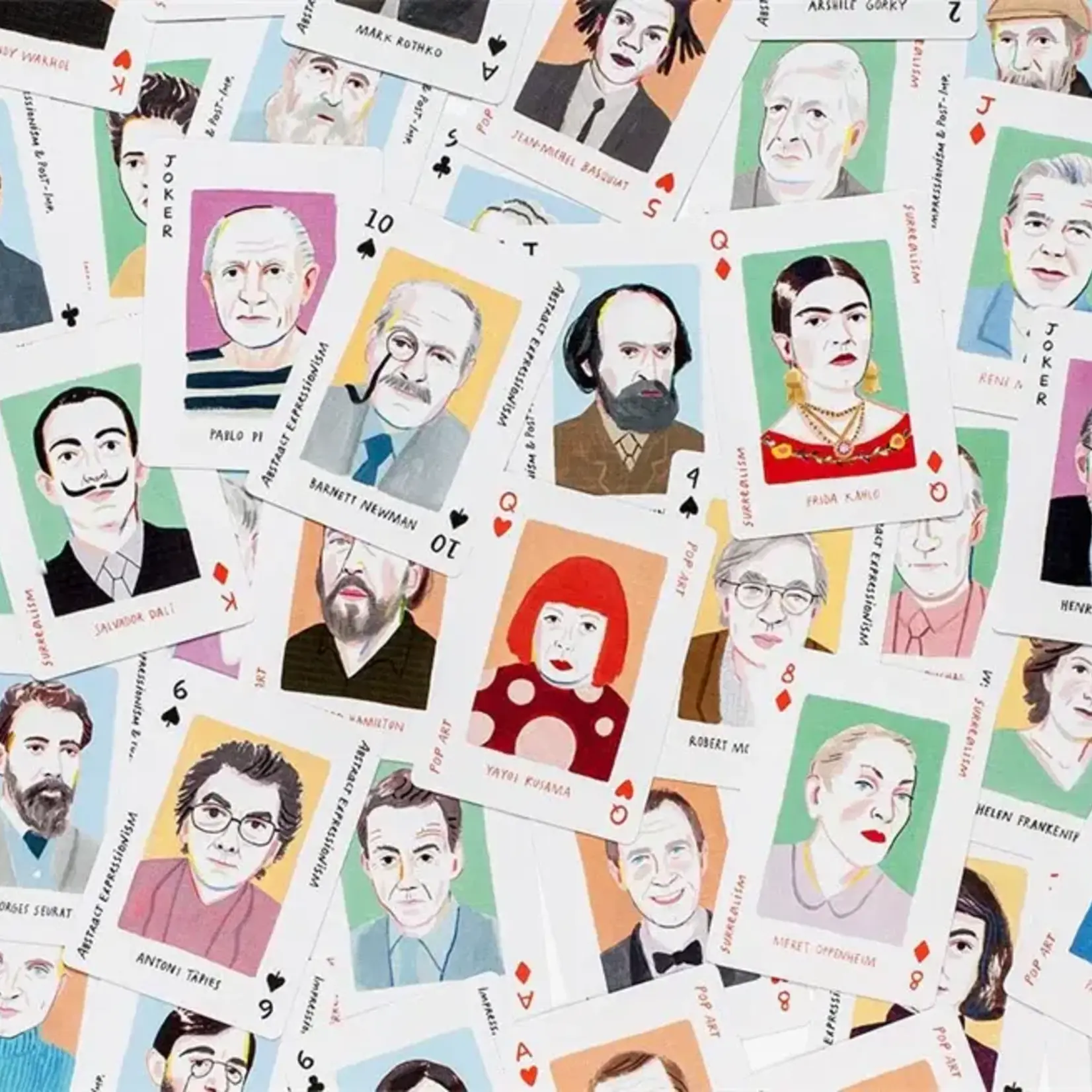 HACHETTE BOOK GROUP ART GENIUS PLAYING CARDS