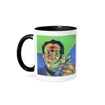 DALI WITH OCELOT AND CANE MUG 11 OZ