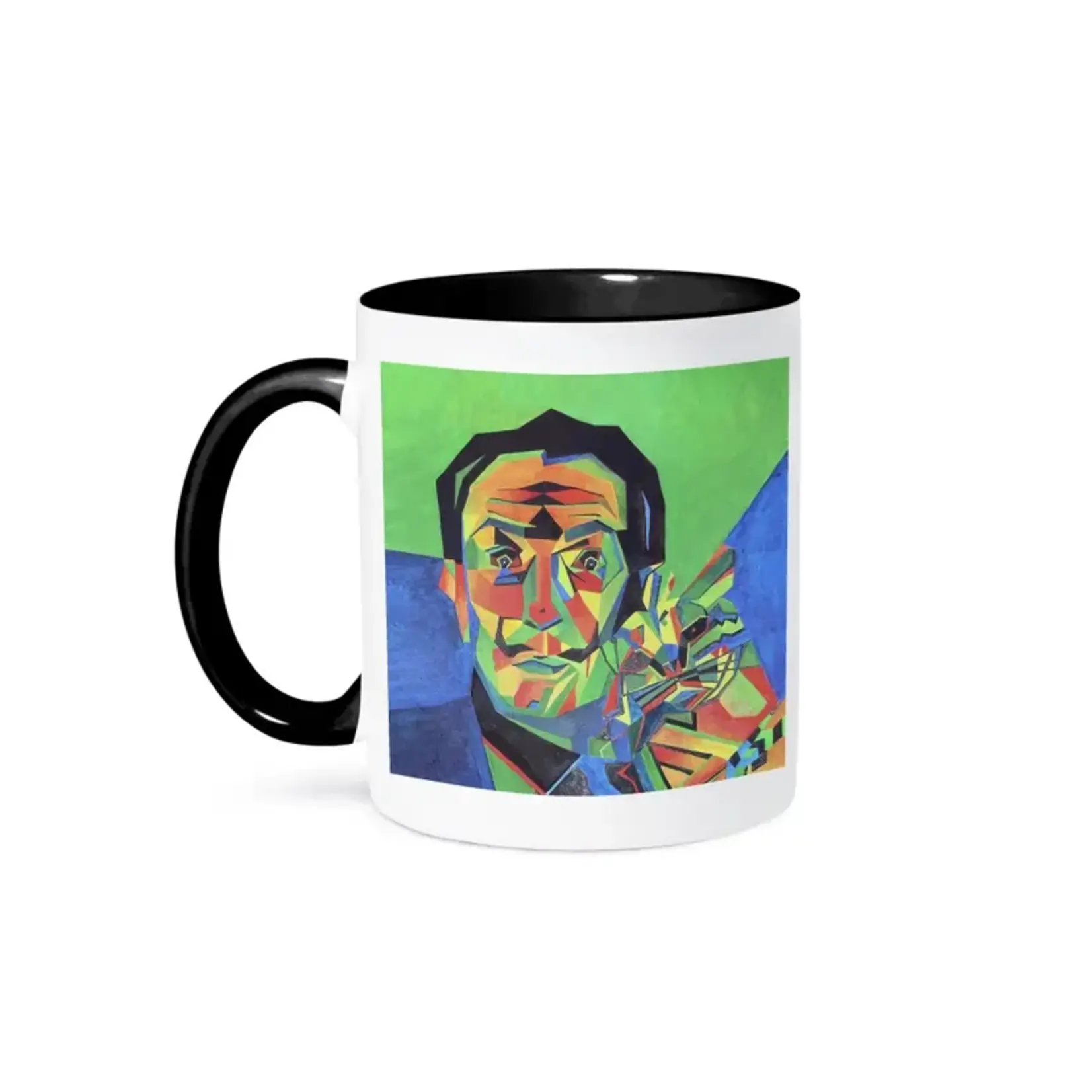 DALI WITH OCELOT AND CANE MUG 11 OZ