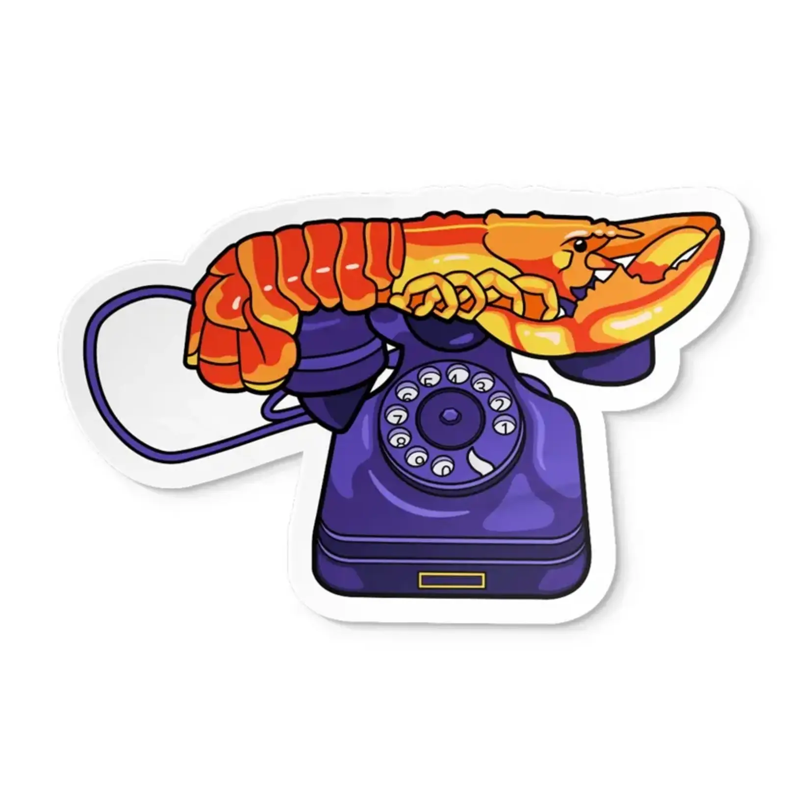 STICKER LOBSTER TELEPHONE  SALVADOR DALI