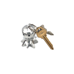 RECYCLED ALUMINUM OCTOPUS KEYCHAIN