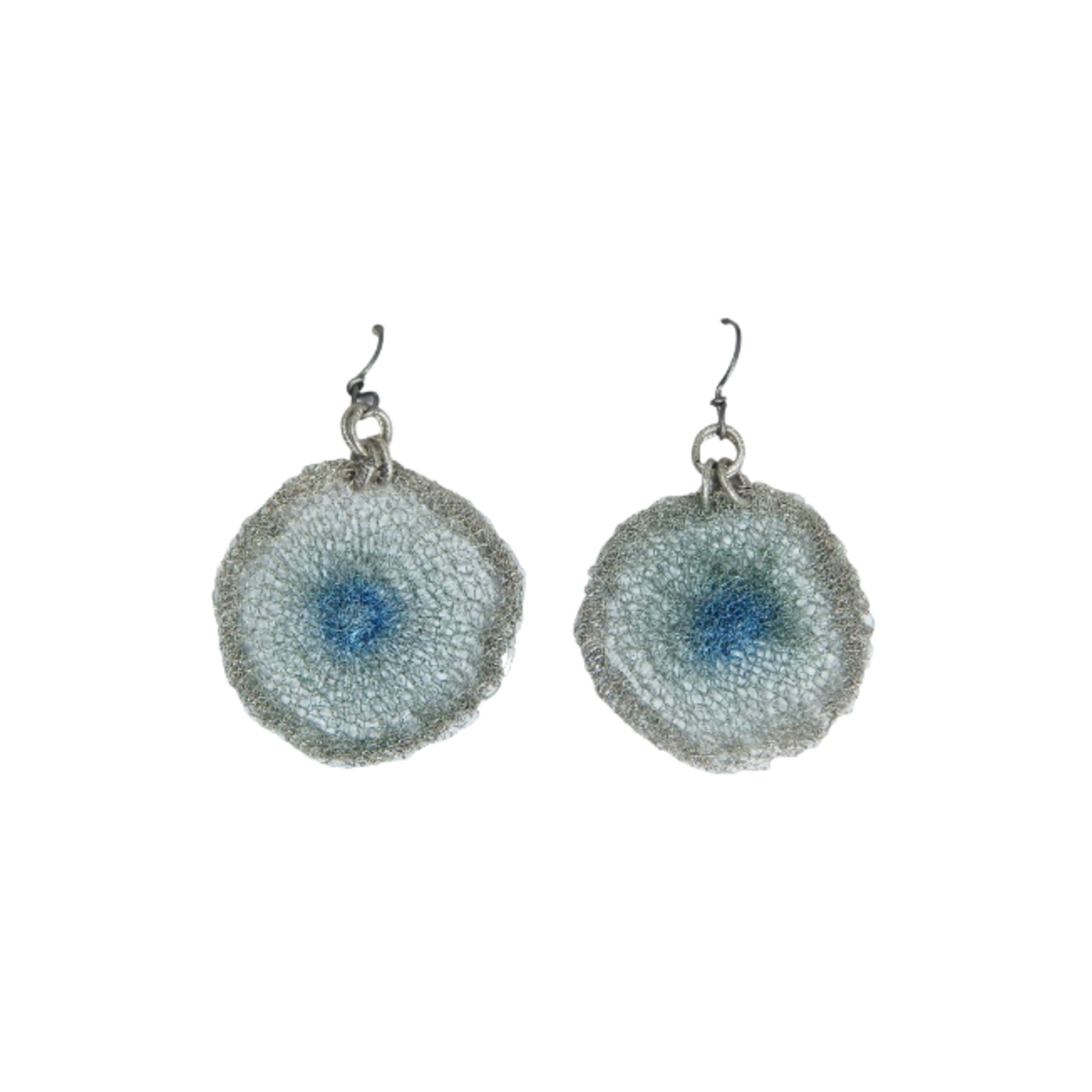SINGLE SPIDERWEB CIRCLE EARRING