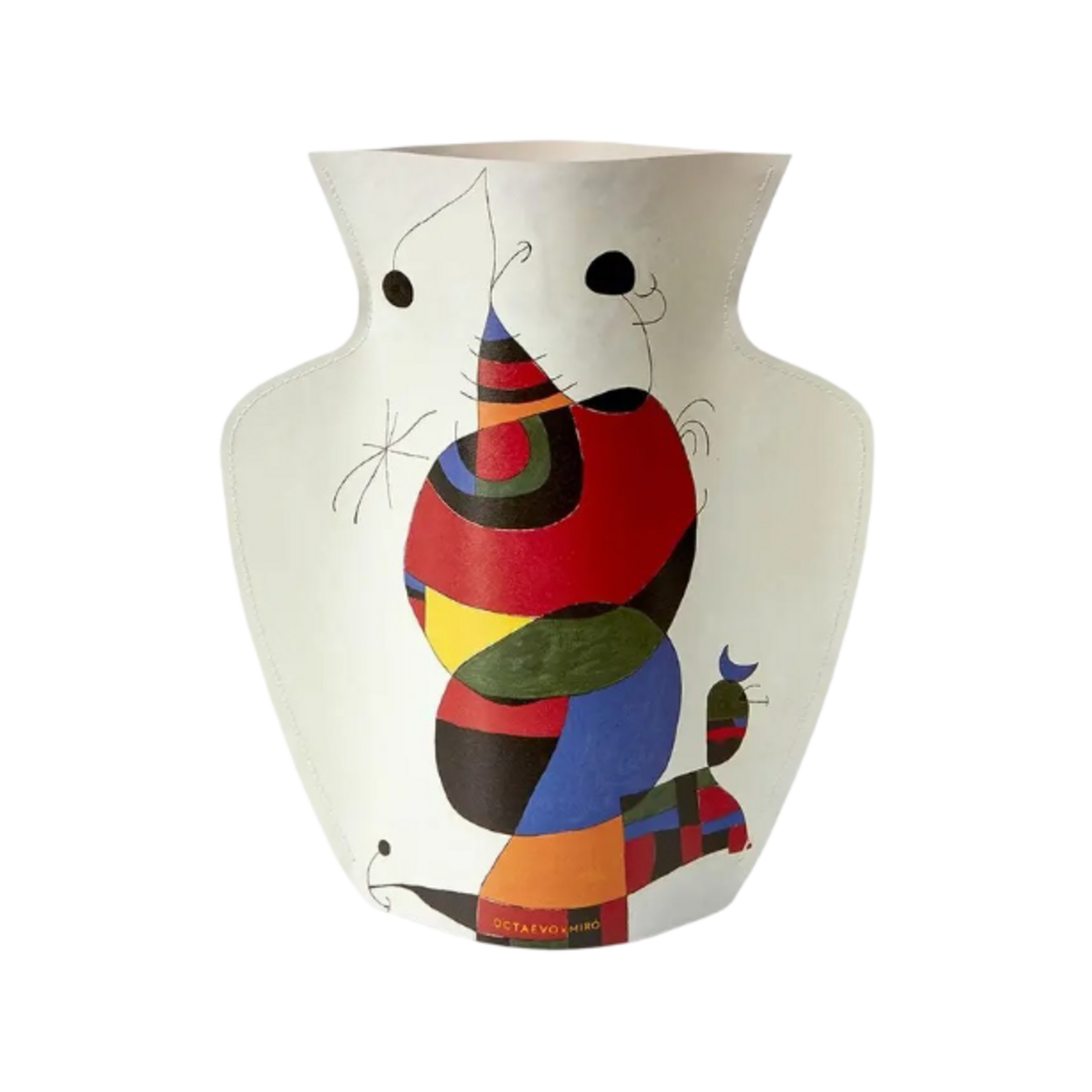 OCTAEVO MIRO PAPER VASE IVORY