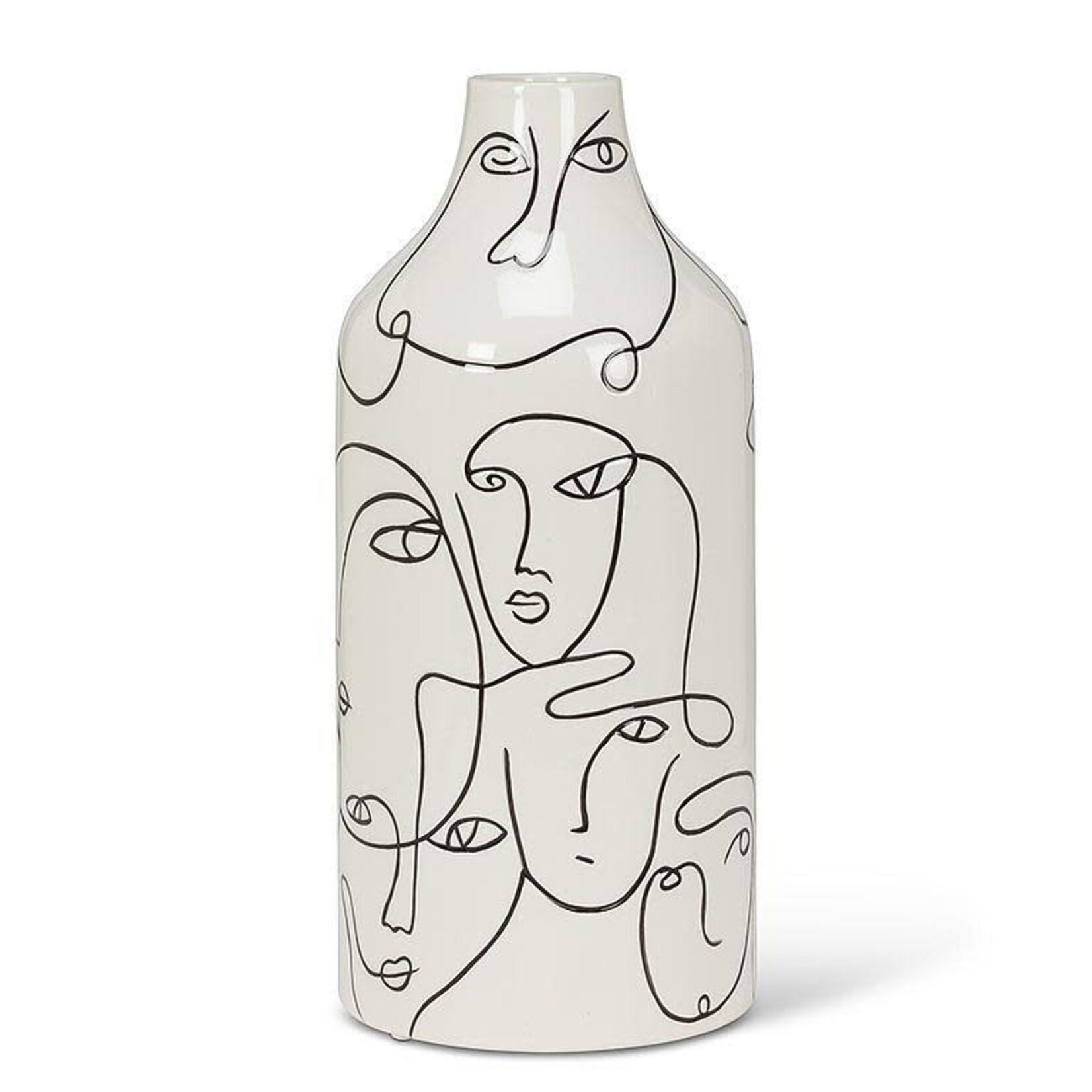 LG VASE WITH FACES