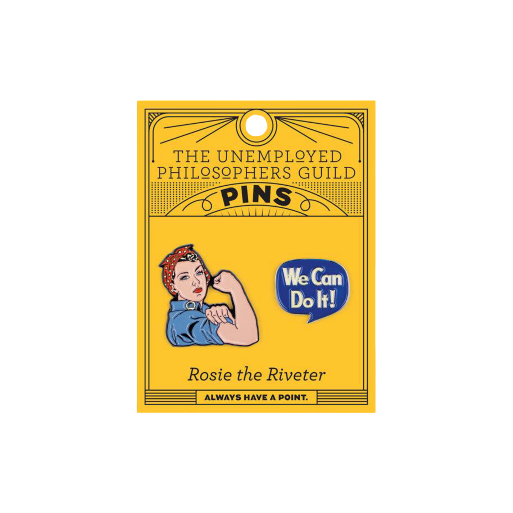 ROSIE WE CAN DO IT PINS