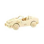 HAND CRAFTS RACING CAR 3D WOODEN PUZZLE