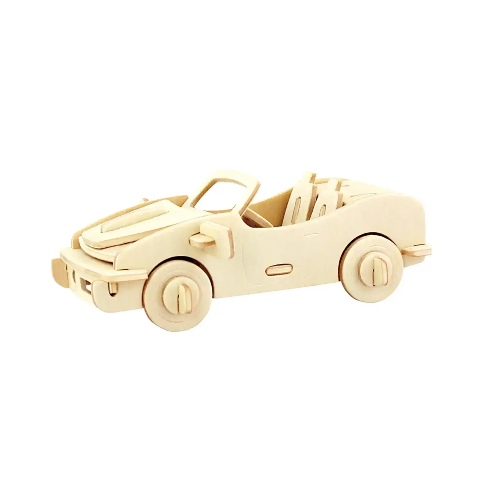HAND CRAFTS RACING CAR 3D WOODEN PUZZLE