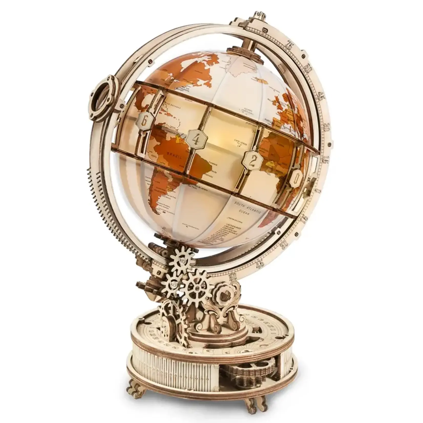 WOODEN PUZZLE LUMINOUS GLOBE