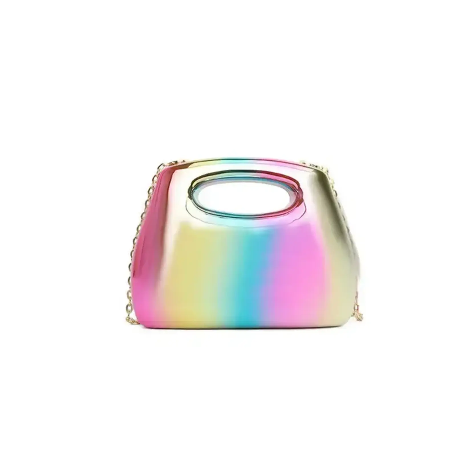 BRIGHT AND MINIMALIST CLUTCH BAG SHOULDER MULTI