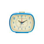 RETRO ALARM CLOCK BLUE