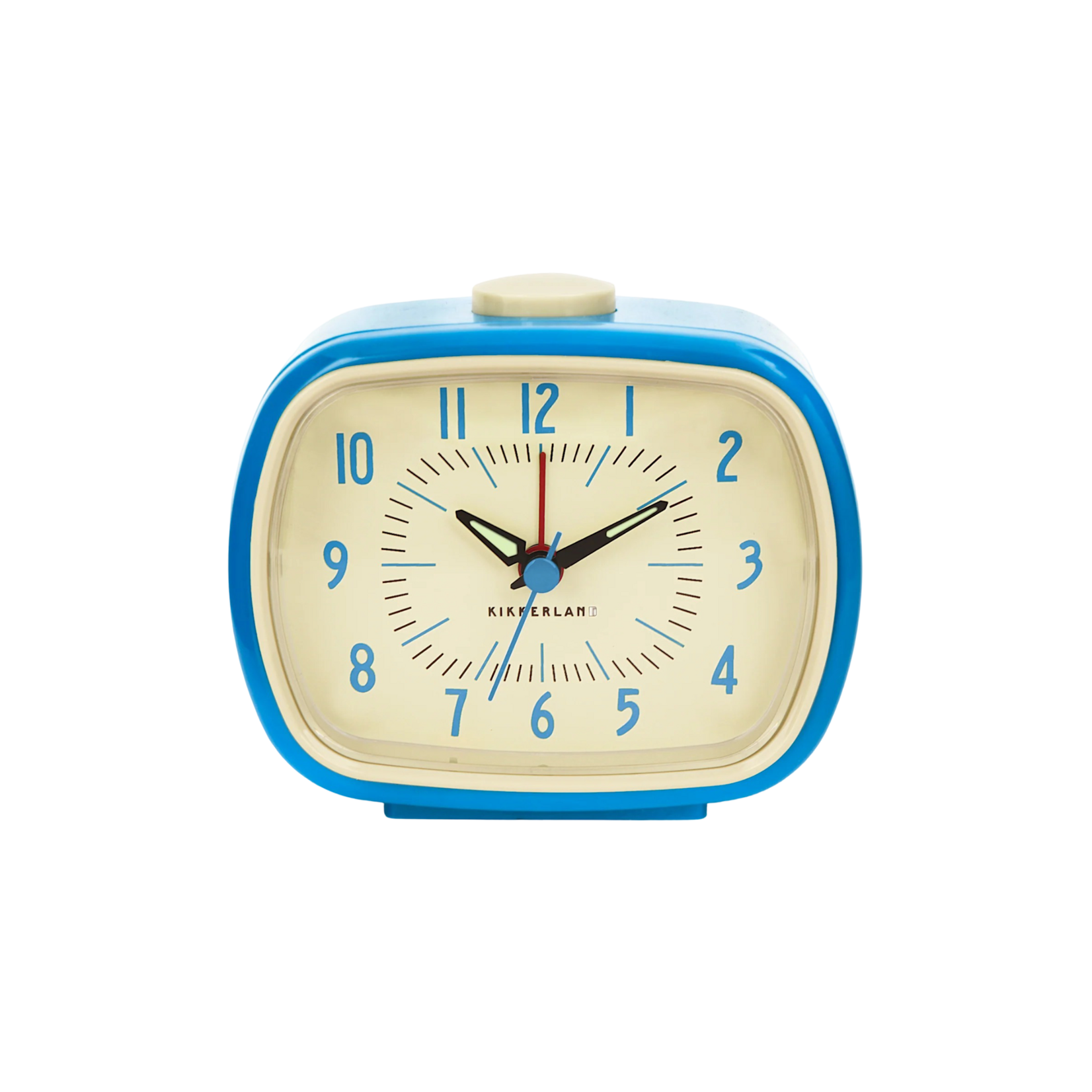 RETRO ALARM CLOCK BLUE