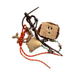 BAG CHARM SET BROWN