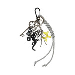 BAG CHARM SET GREY