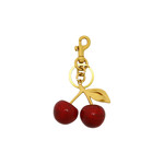 CHERRY BAG CHARM RED