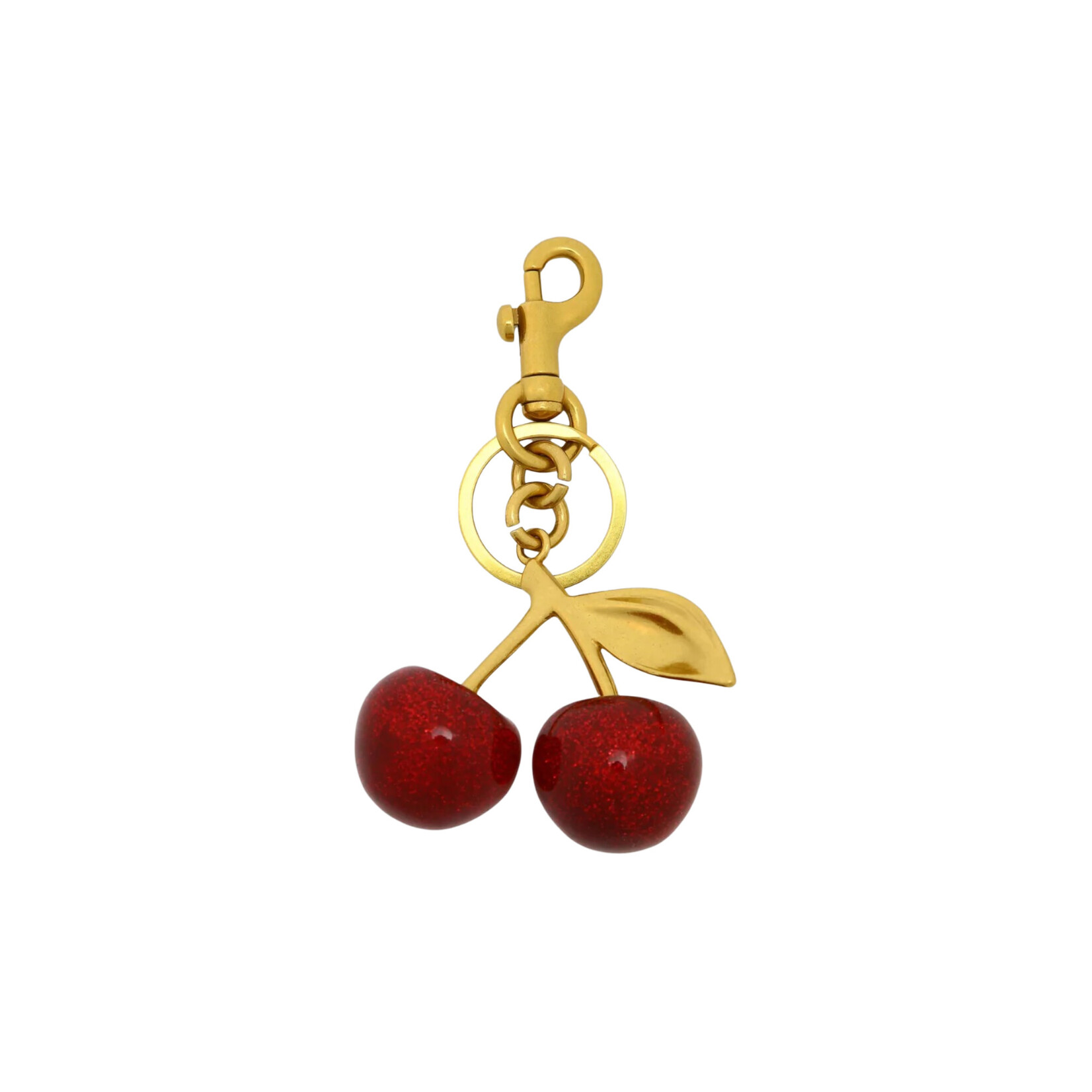 CHERRY BAG CHARM RED