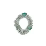 SPRING RING BRACELET WITH FLUORITE STONES