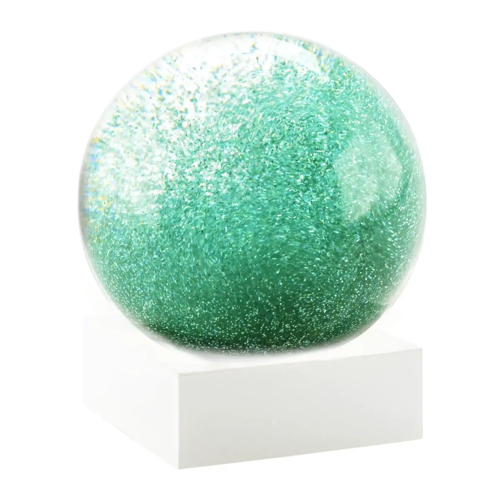 SERENITY SPHERE TEAL SNOW GLOBE
