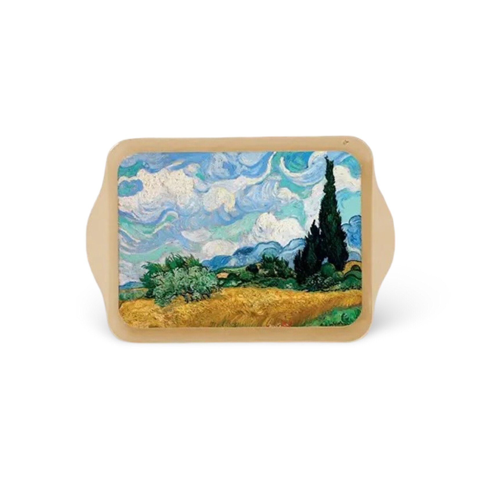 VAN GOGH CYPRESS TREES MINI METAL TRAY
