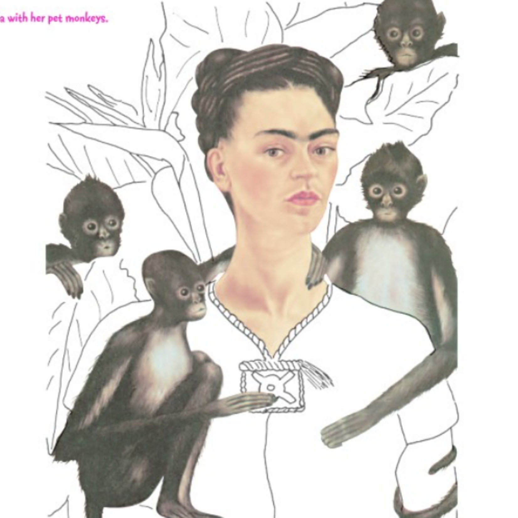 COLORING BOOK FRIDA