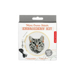MINI CROSS STITCH EMBROIDERY KIT CAT