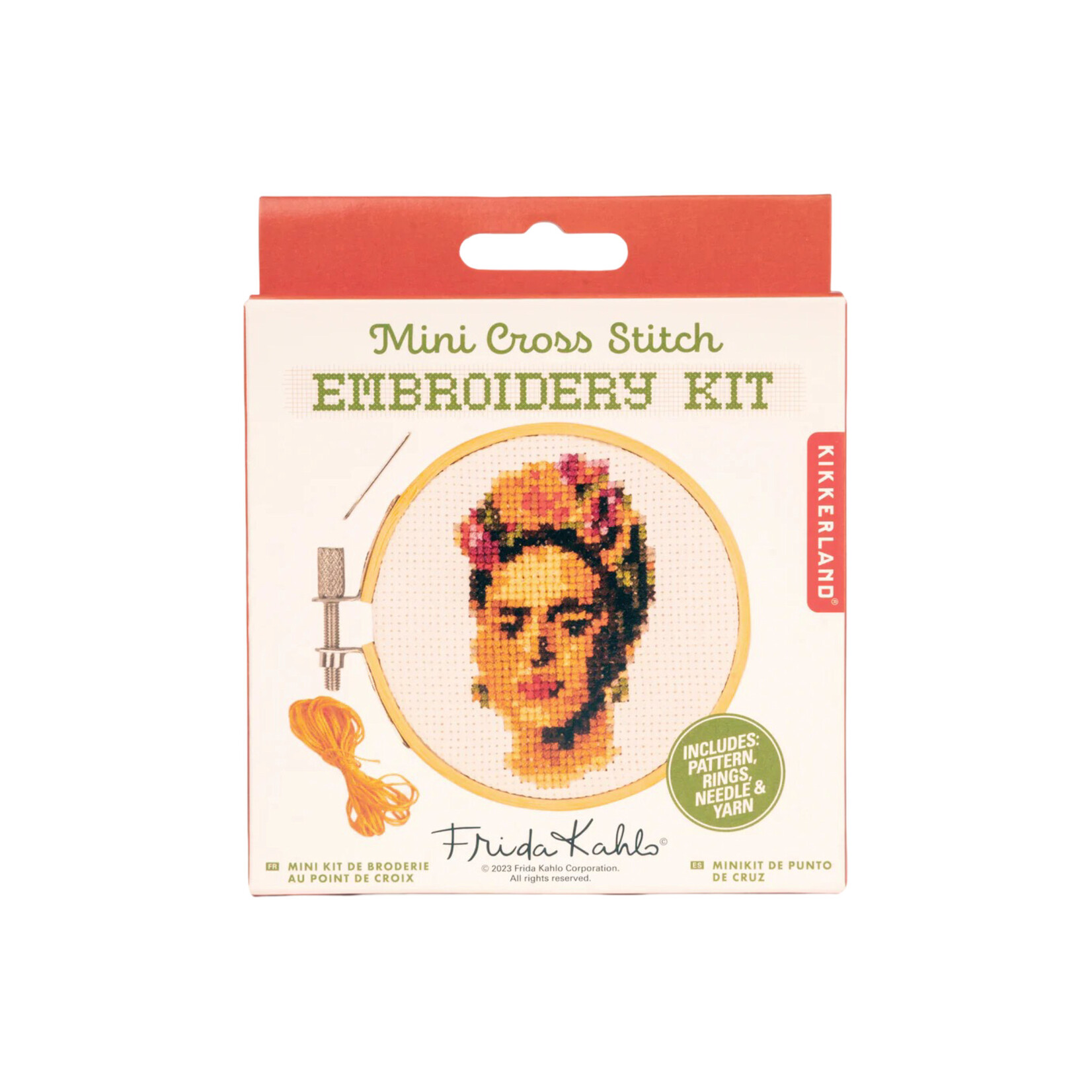 FRIDA MINI CROSS STITCH EMBROIDERY