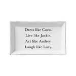 CERAMIC TRAY DRESS LIKE COCO