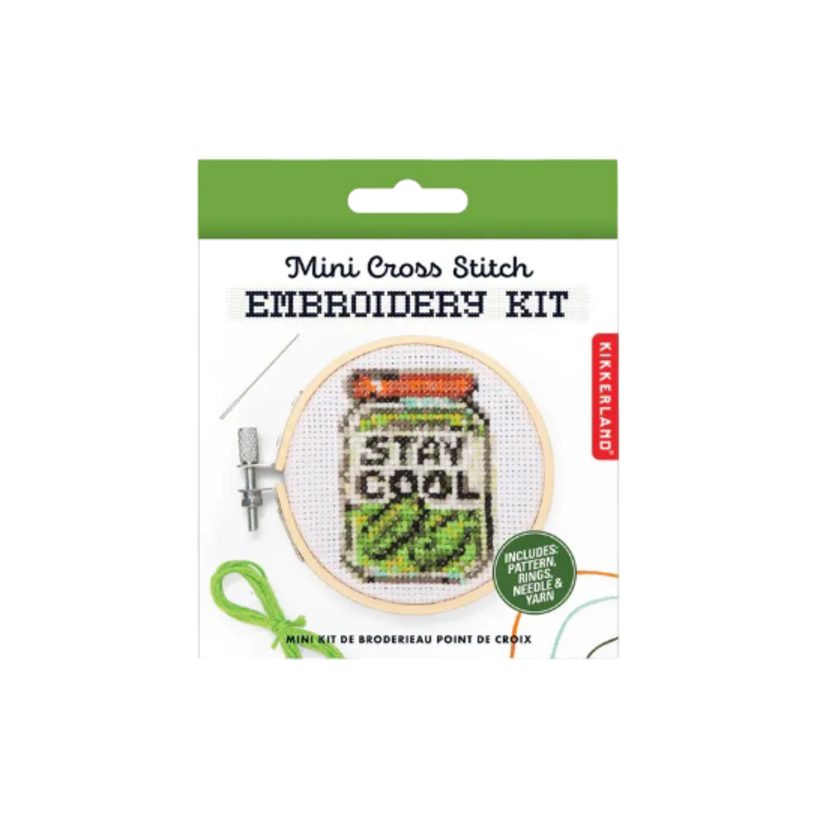 PICKLE MINI CROSS STITCH