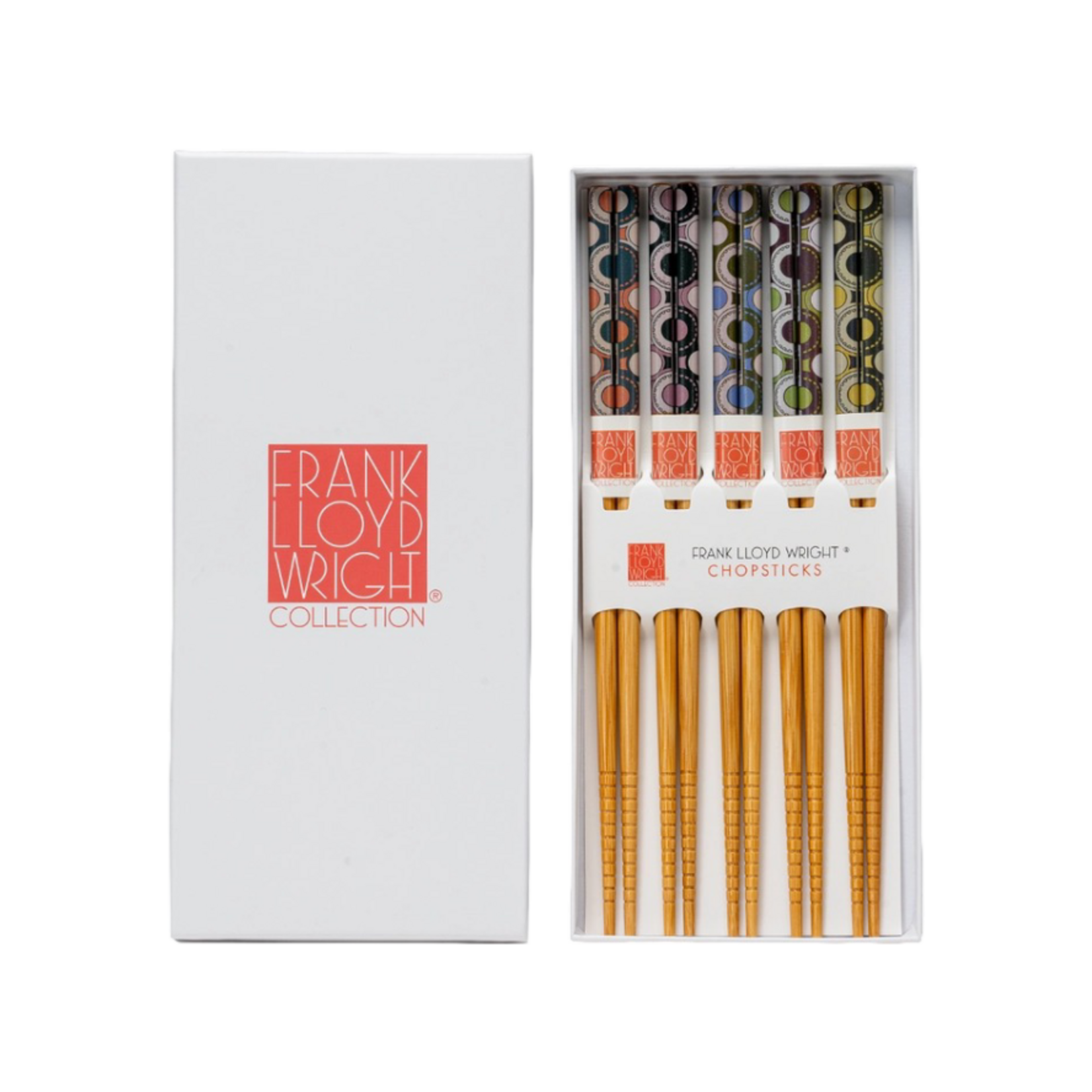 CHOPSTICKS SET FRANK LLOYD WRIGHT IMPERIAL HOTEL OYA CARVING